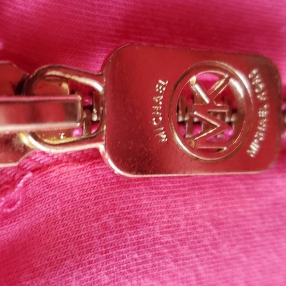 MICHAEL Michael Kors Pink Tank Top with Gold Zipper - Picture 5 of 6